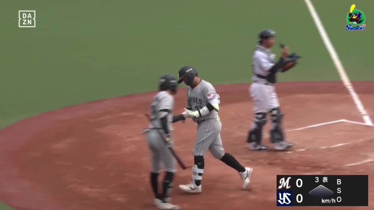 快音が鳴り響いた 田村龍弘 初球を振りぬいた! ファーム第2号ソロで先制! ⚾ヤクルト×ロッテ(ファーム) #イージースポーツ #chibalotte #だったらDAZN