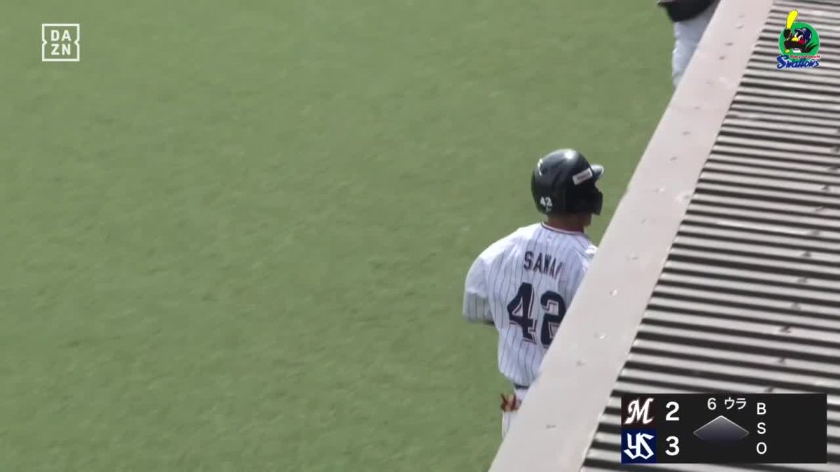 確信のバットフリップ 澤井廉 第5号ソロ！ 1軍昇格へアピール中！ ⚾ヤクルト×ロッテ（ファーム） #イージースポーツ #swallows #だったらDAZN