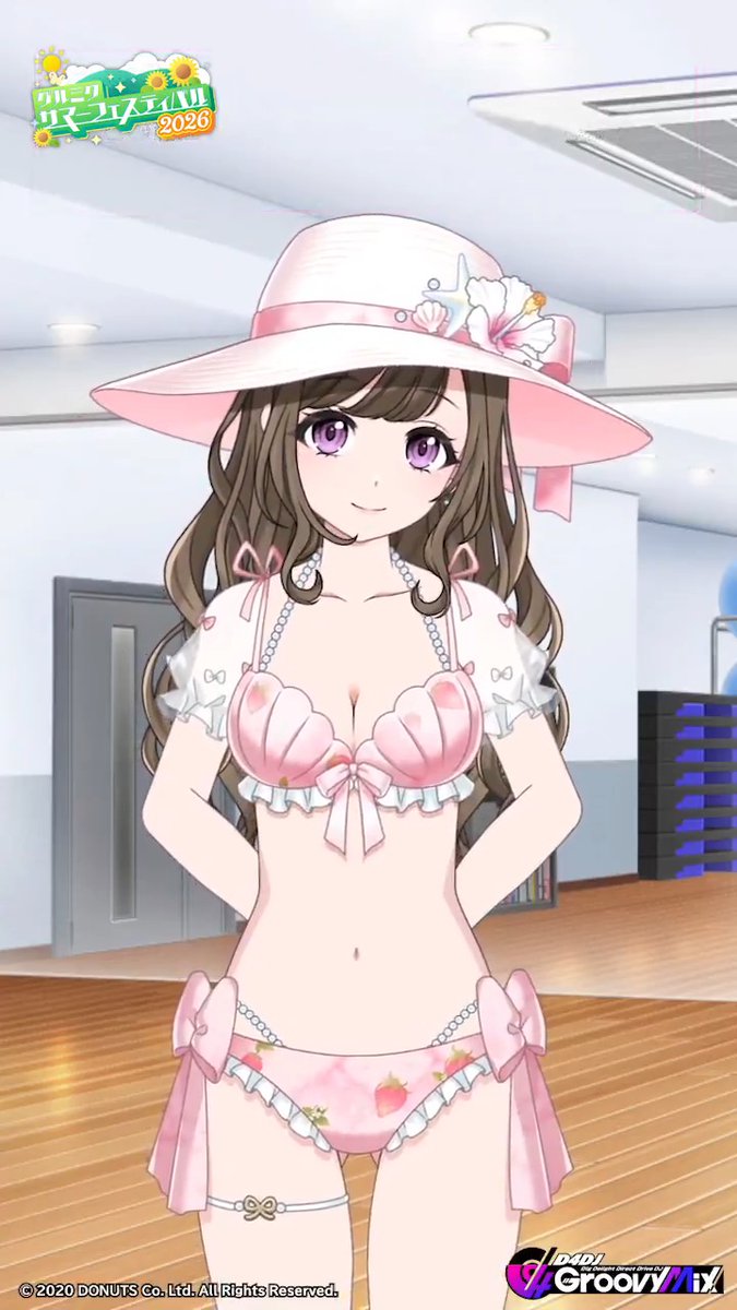 ☀️#グルミクサマーフェス2026 🌻 スペシャル衣装をご紹介👙 プチオーディションガチャピックアップメンバー💄 ★4[テラシテSμnlight]水島茉莉花 SPECIAL衣装交換券はグルミク Web Store にて期間限定販売中💡 #グルミク
