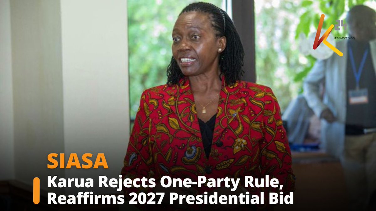 Karua Rejects One-Party Rule, Reaffirms 2027 Presidential Bid