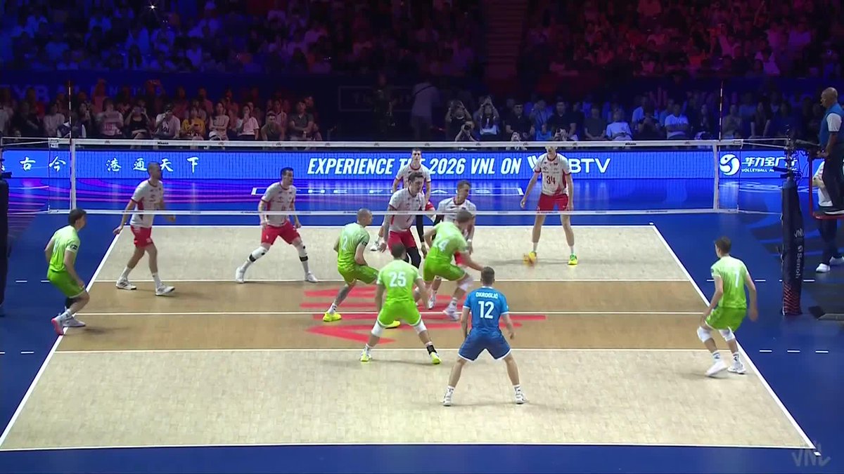 #VNL2026: 🇵🇱 POLAND ARE FINAL BOUND! 🔥 With a 3-0 win against Slovenia 🇸🇮, Poland 🇵🇱 book their place in the VNL Final! 🏆 🎥 Highlights coming soon... 🏐 #BePartOfTheGame #Volleyball #VNLFinals