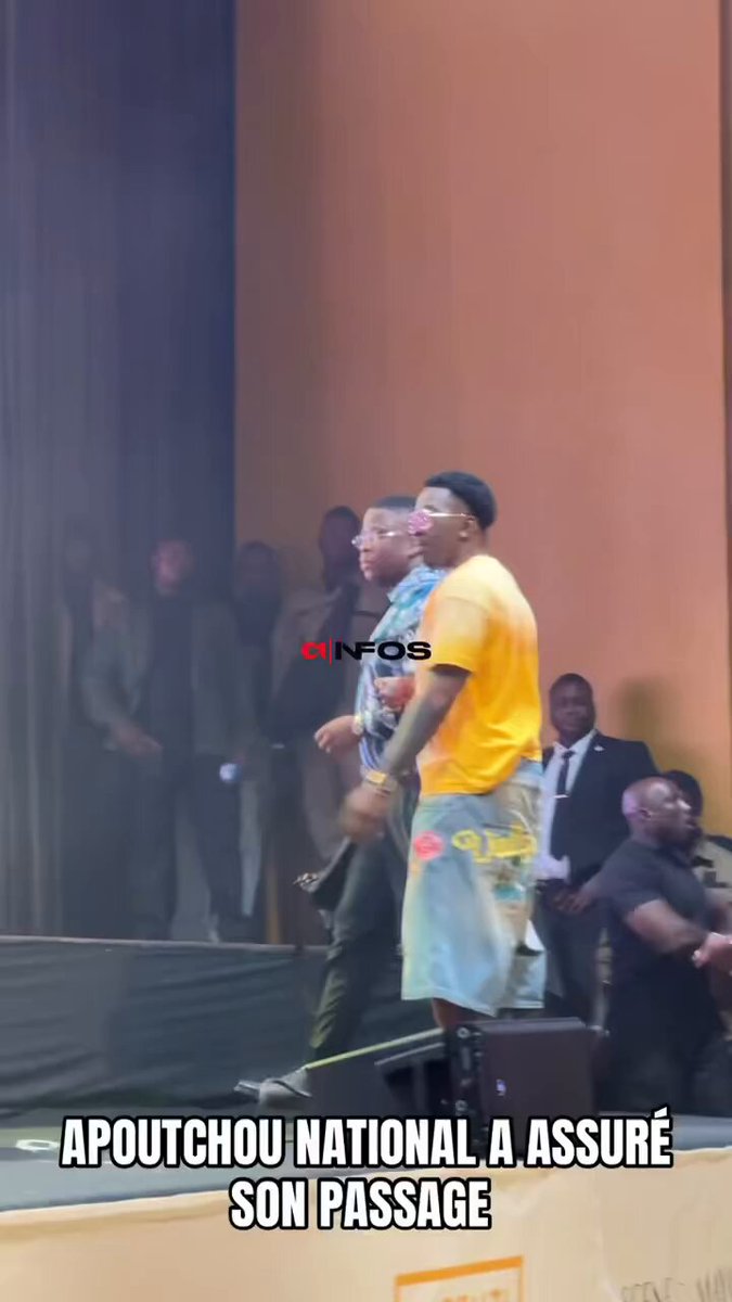 Léger travaillement de Apoutchou National au concert de team Paiya
