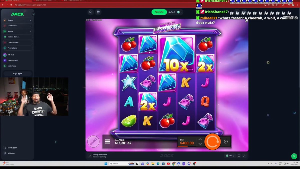 BEN GETS JUICER! ๐คฏ MASSIVE $5K HIT ON DANDY DIAMONDS The Peoples Champ ๐ค ๐ฅ