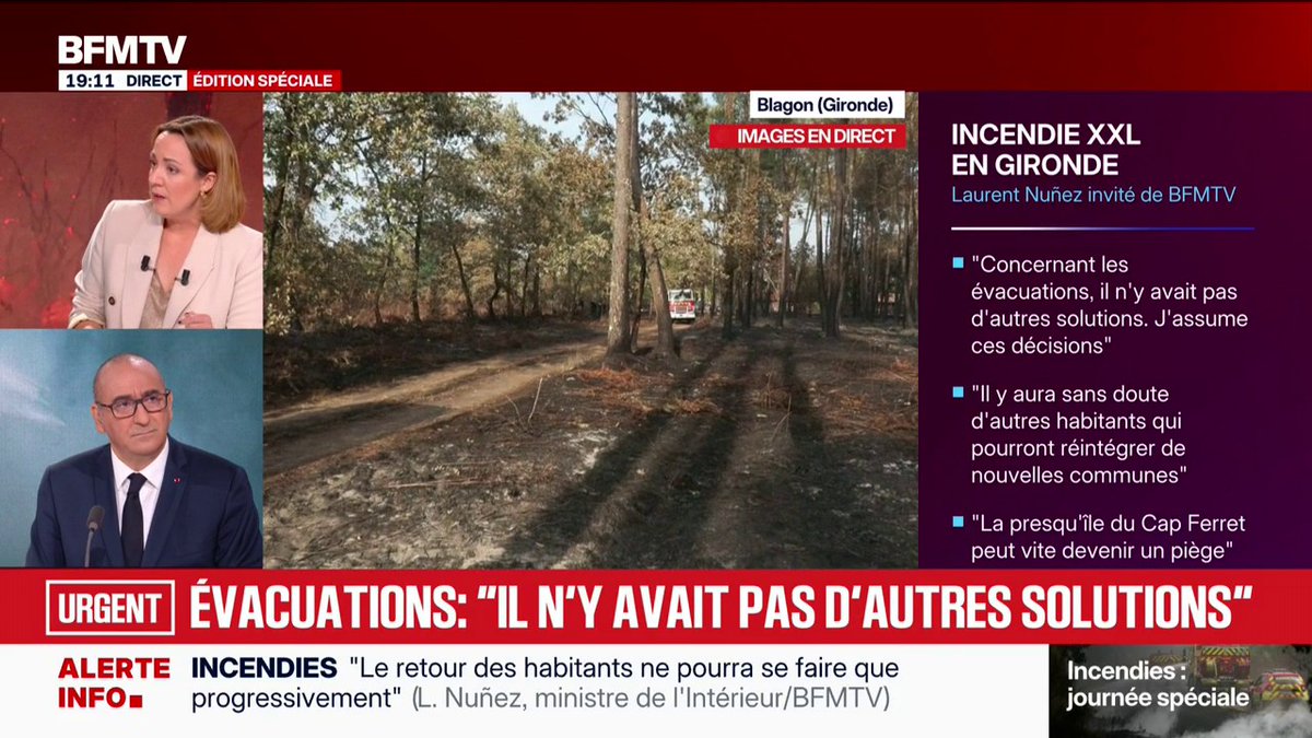 Le gouvernement en panique concernant les allégations du délaissement du Porge en Gironde pour protéger des notables au Cap Ferret. "Nous serons transparent", il veut du temps pour effacer les preuves et coordonner les narratifs