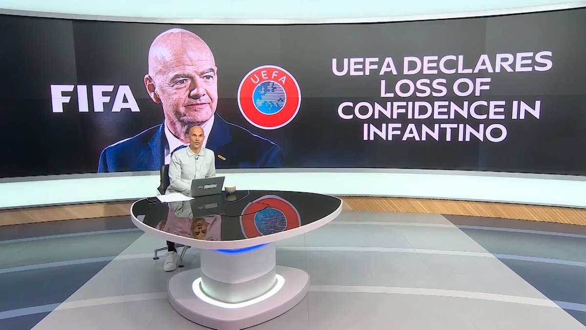 UEFA declares loss of confidence in Gianni Infantino's leadership. 🚨 In a statement, UEFA added: "The proposal has gone. The task of rebuilding trust in FIFA has only just begun." 🗣️
