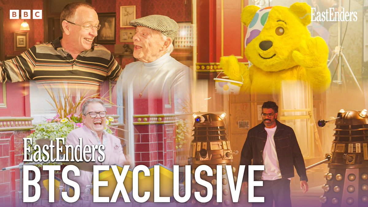 Not your typical day in Walford! Take a peek behind the scenes of the latest BBC promo. #EastEnders #BBCFundedByAllOfUs #ThisIsOurBBC