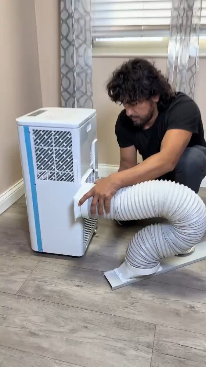 مكيف بدون تأسيس... فقط فيش كهرباء وشغّل!