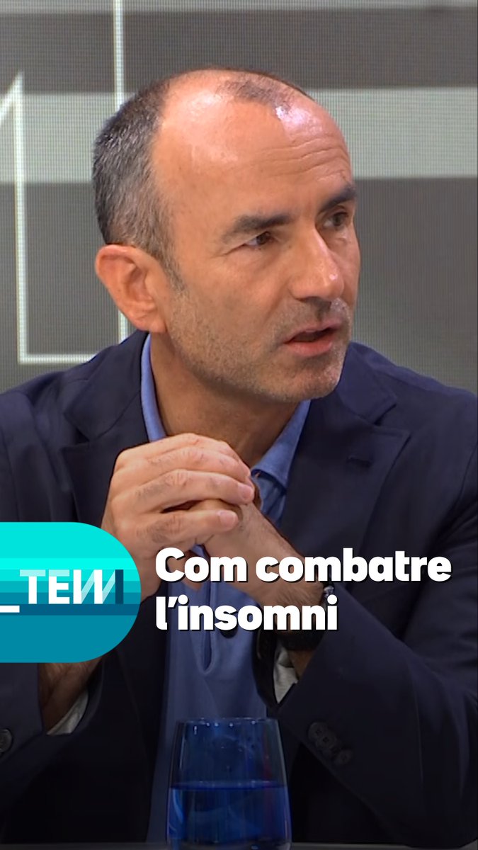 🛌 "La solució a l'insomni et sorprendrà: una nit a la setmana, t'has de proposar no dormir. Així t'enfrontes a la por de no dormir." El psicòleg i escriptor Rafael Santandreu assegura que l'insomni es pot combatre sense fàrmacs de manera molt efectiva. #TotEsMou3Cat