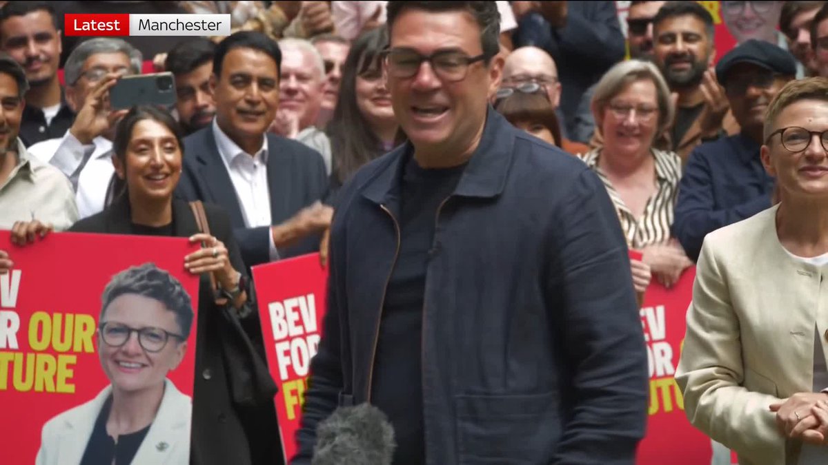 'Queen of the North' Andy Burnham praises his successor as Mayor of Greater Manchester, saying Bev Craig will continue to deliver the growth needed.