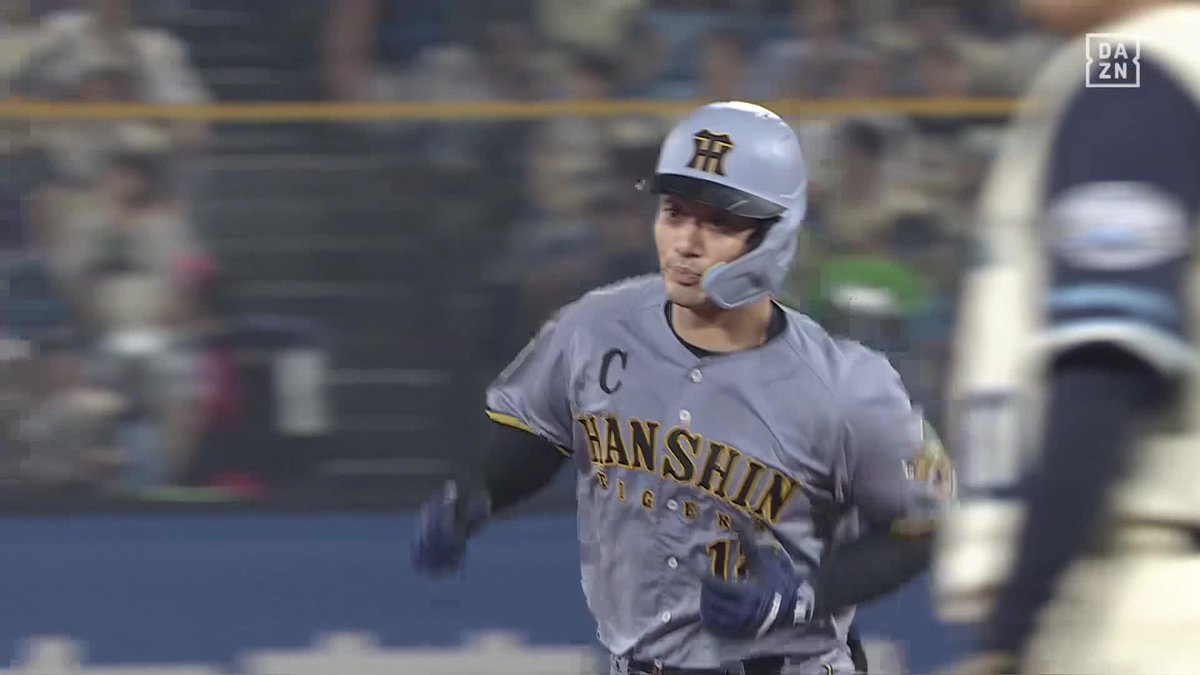 美しい放物線 キャプテンが打撃で引っ張る 坂本誠志郎 第3号3ランホームラン ⚾️ヤクルト×阪神 #阪神タイガース #だったらDAZN