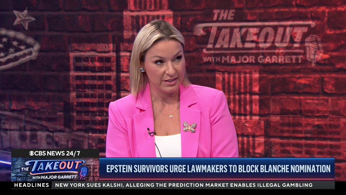 Survivors of convicted sex offender Jeffrey Epstein's abuse were on Capitol Hill this week lobbying senators to reject Todd Blanche's nomination for attorney general. One survivor, Dani Bensky, joins "The Takeout" to discuss her concerns about Blanche.