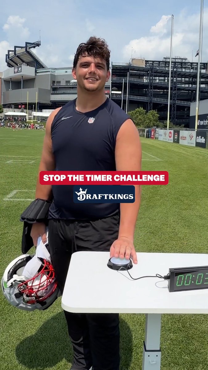 Stop the timer challenge ⏲️ DraftKings | #NEPats