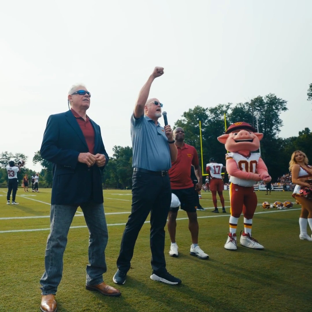 a pair of legends back to help shape our future John Riggins x Darrell Green
