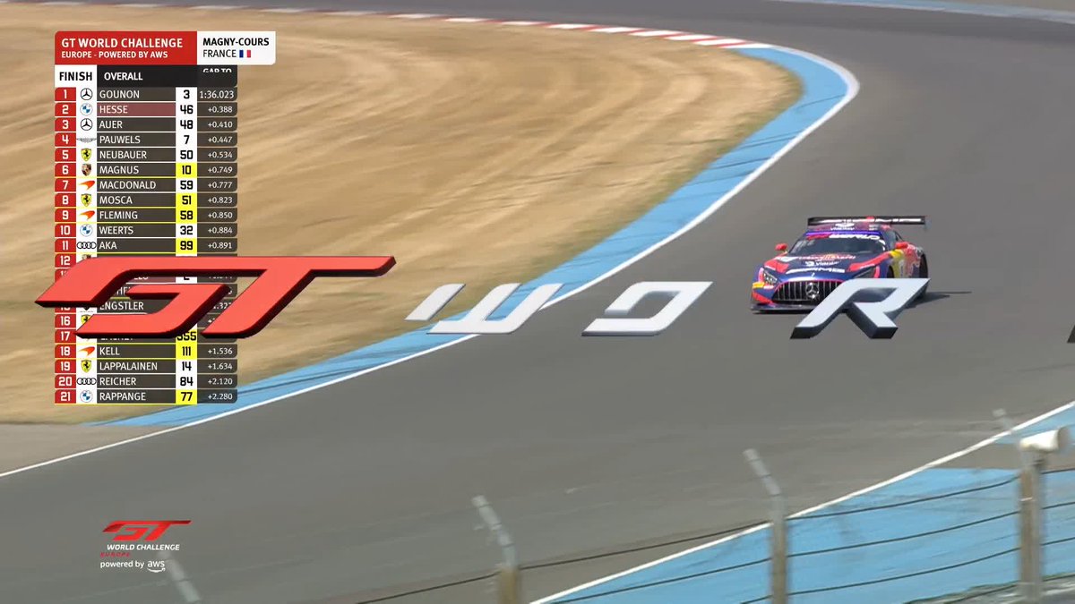 Charles Weerts uses all the kerb and then some during Qualifying 1 😱 Watch it live #GTWorld