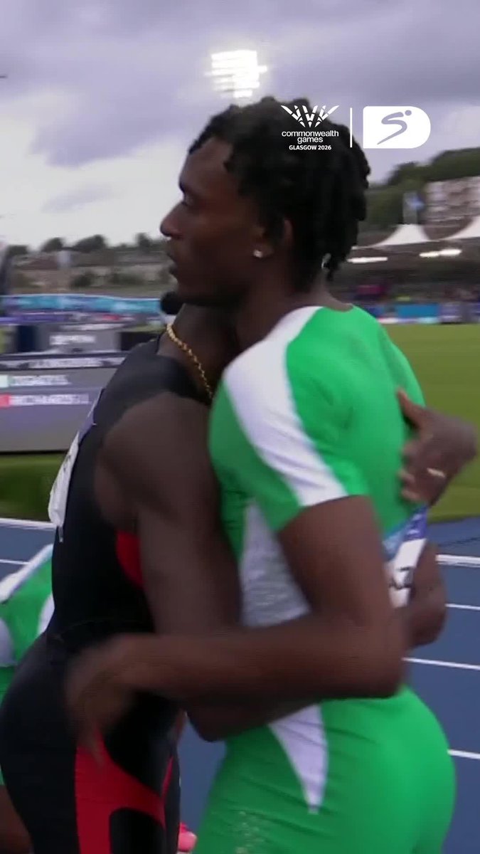 The favourite delivers 😏⚡ It's 𝐆𝐎𝐋𝐃 for Samuel Ogazi in the Men's 400m final 🇳🇬🥇 📺 Stream #Glasgow2026 on DStv: #SSCommonwealthGames