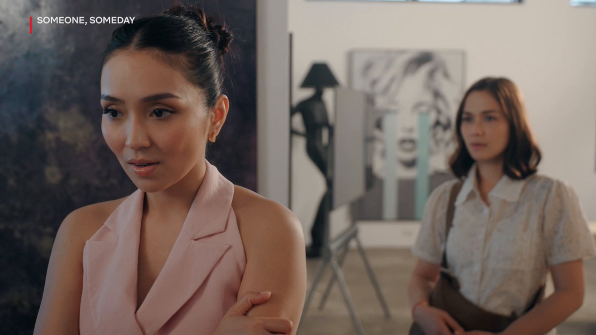 grabe yung mga tinginan ni kathryn at maja dito, it’s giving makuha ka sa tingin school of acting! 👀 #SomeoneSomeday #KathrynBernardo #MajaSalvador #SSOnNetflixEp7