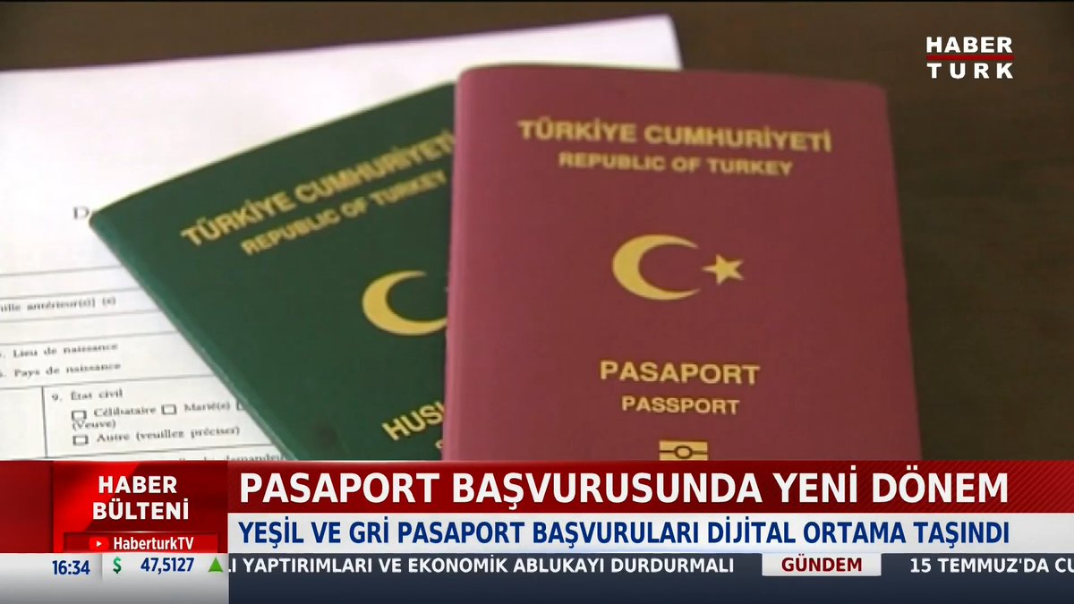 📌Pasaport başvurusunda yeni dönem Yeşil ve gri pasaport başvuruları dijital ortama taşındı.
