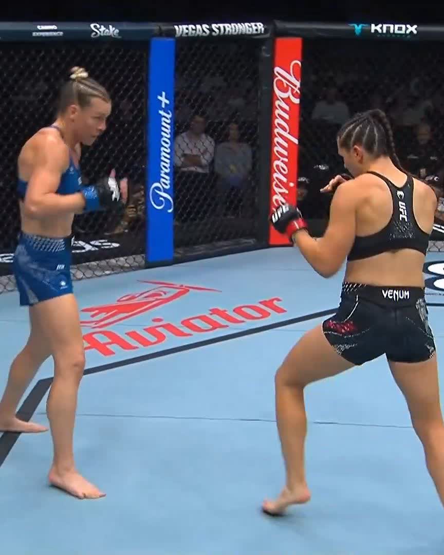 QUEEN BEAST 👑 Nina Milosevic applies the pressure early for the RD1 finish! [ #UFCBelgrade | LIVE NOW on @ParamountPlus ]