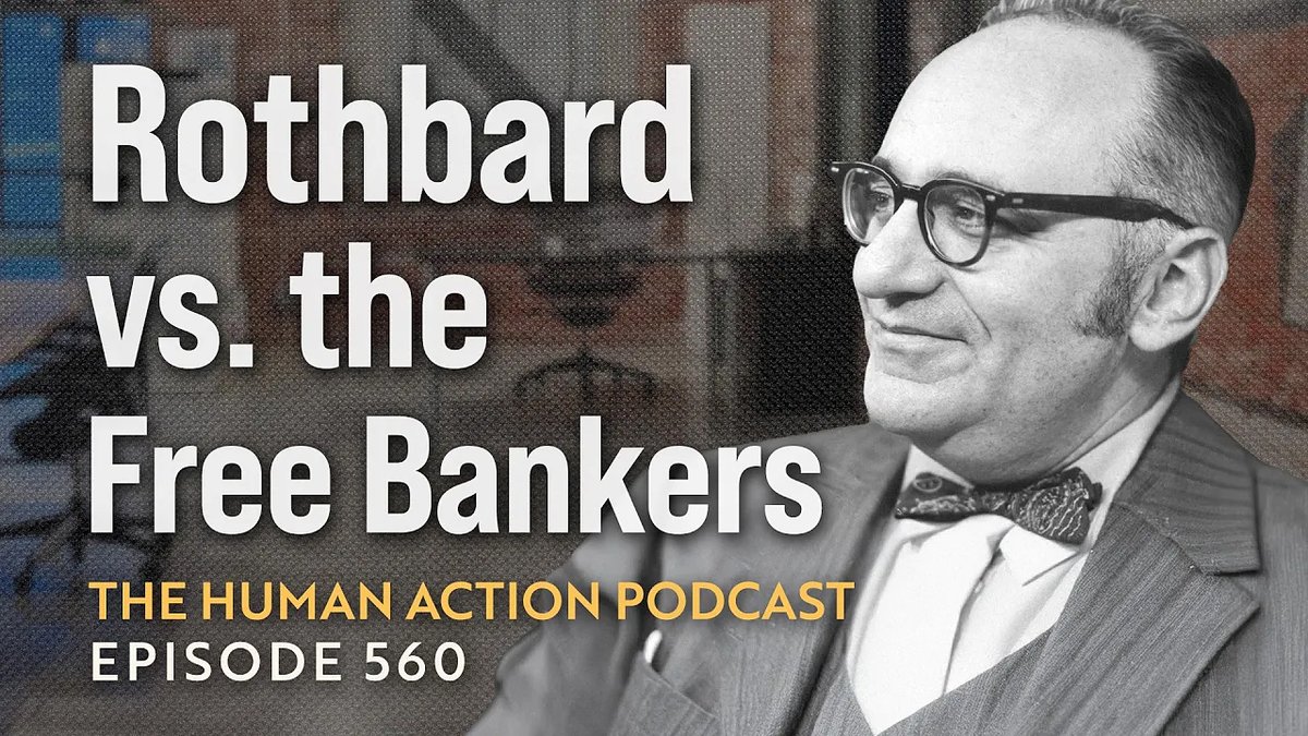 Rothbard's sharpest move, from Robert P. Murphy: "free banking" lumps together two opposite camps—those who wanted it for easy credit and inflation, and those who wanted it to reach hard, 100% specie money. Sorting them out changes the whole debate. #HAPod