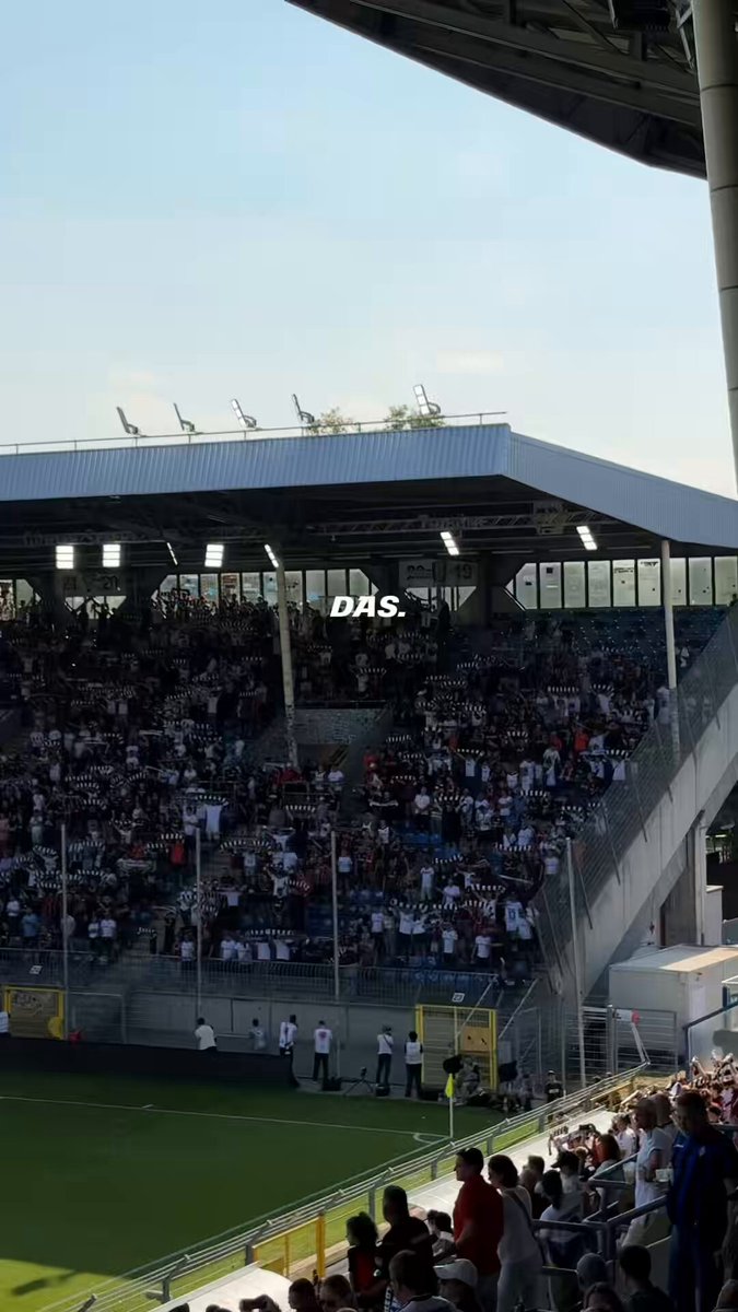 Starke Stimmung hier in Mannheim! ❤️🥹 ––––– #SVWSGE 0:0 | #SGE