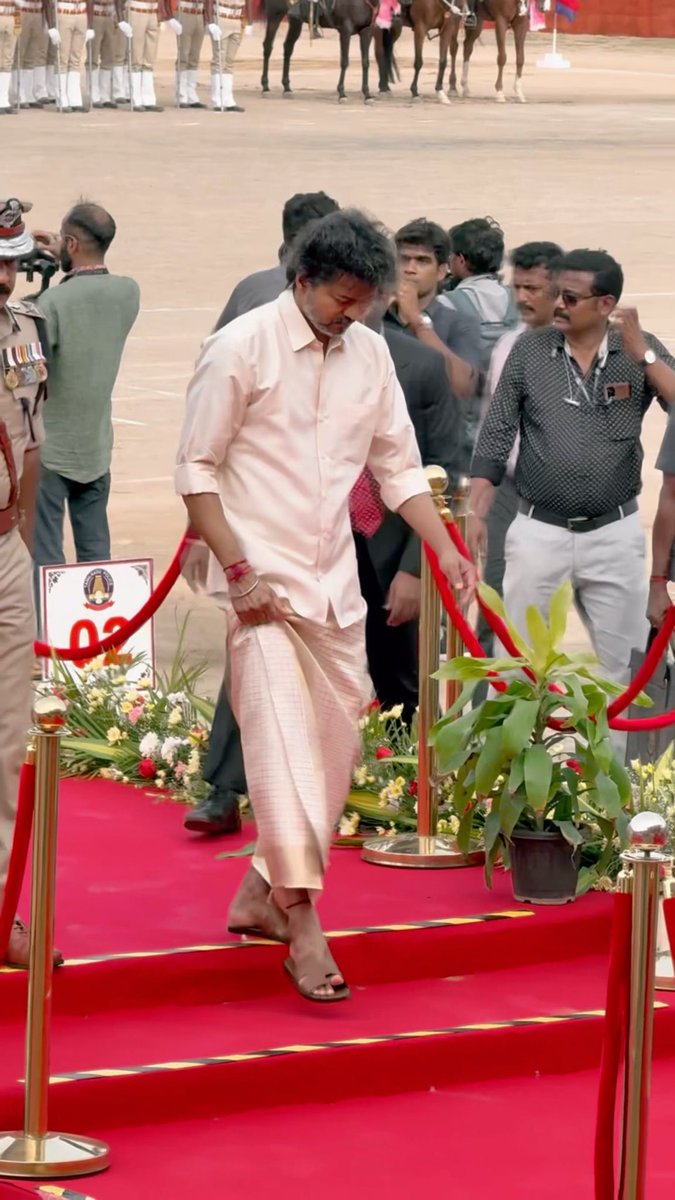 Honourable CMOTamilNadu #JosephVijay at Tamil Nadu Police event.
