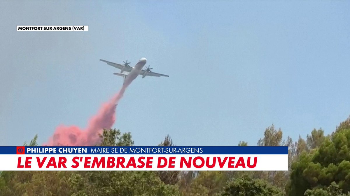 Philippe Chuyen, maire de la commune évacuée de Montfort-sur-Argens, sur l'incendie dans le Var : «On ne voit pas le bout du tunnel», dans #PunchlineEte Toute l'info est à retrouver sur
