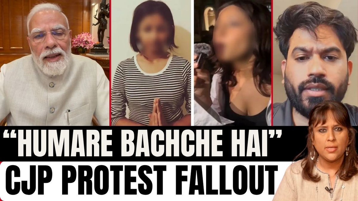 PM Modi's late night video on "forgiving the shararati students" who abused him at the protests as the NOIDA woman booked with an FIR reveals she is just 15. With @tavleen_Singh GhoseSpot @SugataRaju & Afreen Nawaz of Cockroach Janta Party - CJP - In full