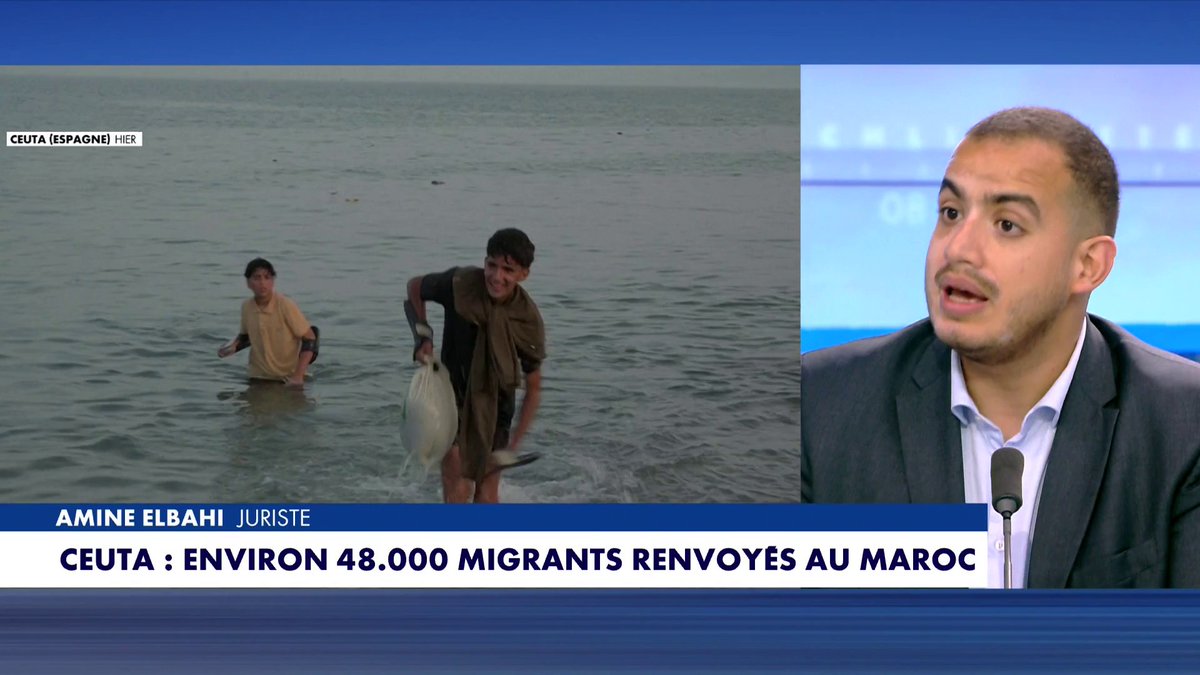 Amine Elbahi, juriste, sur la crise migratoire à Ceuta : «Il faut dénoncer l'espace Schengen», dans #PunchlineEte Toute l'info est à retrouver sur