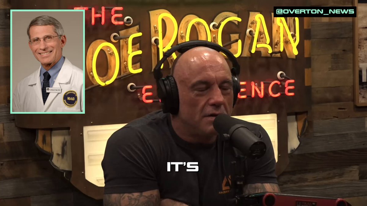 Joe Rogan on the Anthony Fauci saga... ROGAN: “It’s very weird to watch.” “In one way it’s like, I told you, to a lot of my liberal friends that wanted to pretend that he was a great guy, and that he wasn’t doing anything wrong.” “And now that all of these emails have gotten out where it shows that he knew that the fatality rate was much lower than they were saying.” “He knew that it wasn’t dangerous for children, that they didn’t need vaccines.” “He knew that the social distancing thing was all nonsense.” “And he’s got a blanket pardon for ten years.” “And the thing is, it’s like, these people get money for research and that’s what they do. They do research.” “So if you get money and you get grants for research, well, you’re gonna go do research.” “And if your research is gain-of-function research that makes viruses more infectious to human beings…you know, you have to do it because that’s your job…” “Like, what a crazy f*cking thing we’re doing!”