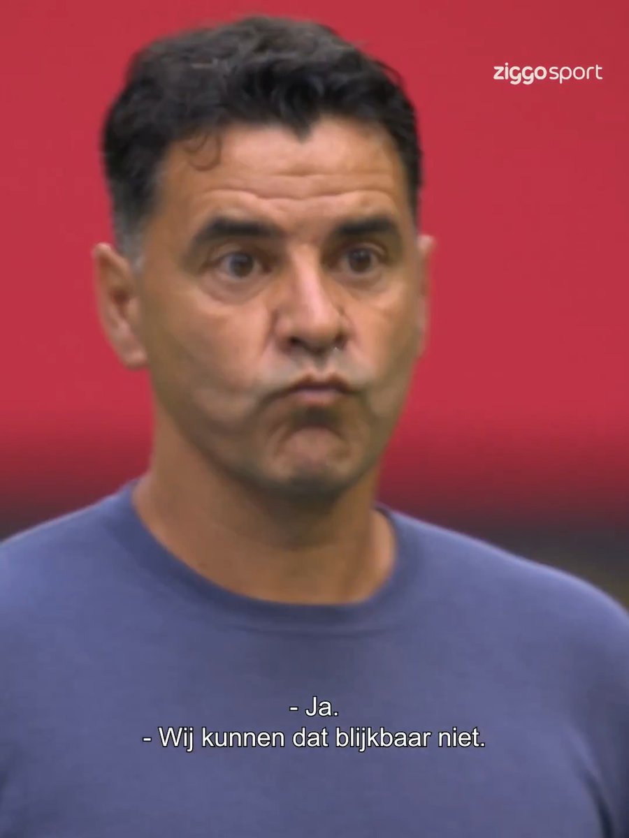 Kunnen de Nederlandse trainers niet wat Míchel kan? 🤔 #ZiggoSport #UECL #AJAVOJ