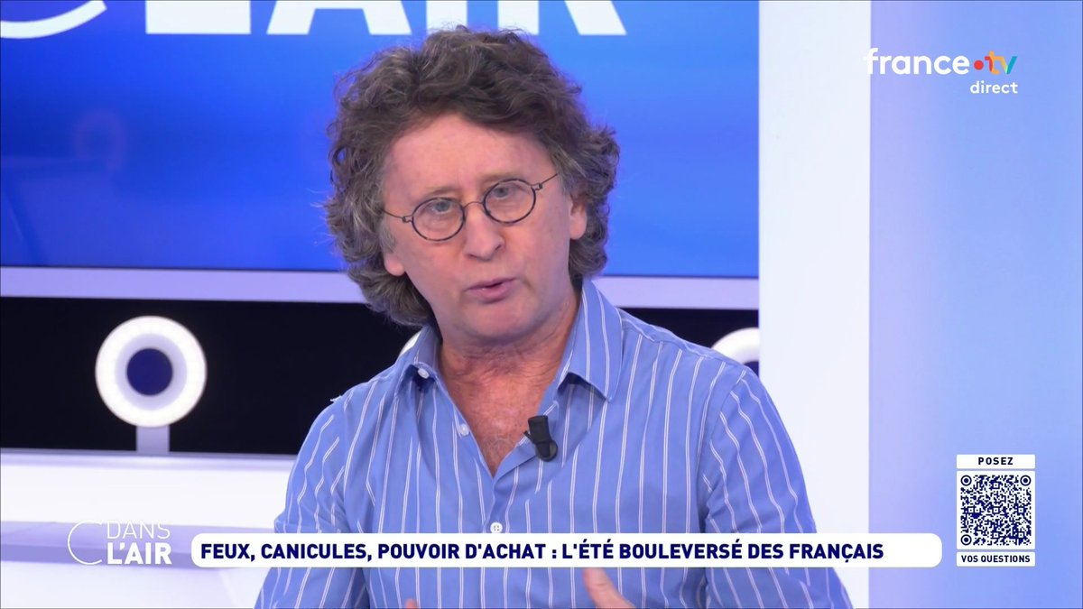 "Pour une partie de la population, notamment les jeunes, partir loin et prendre l'avion pose problème.. alors que les plus âgés s'en fichent complètement! Il y a un écart entre les générations sur la conscience écologique."Nicolas Barré avec Mathilde Visseyrias & Gaëlle Macke #Écologie