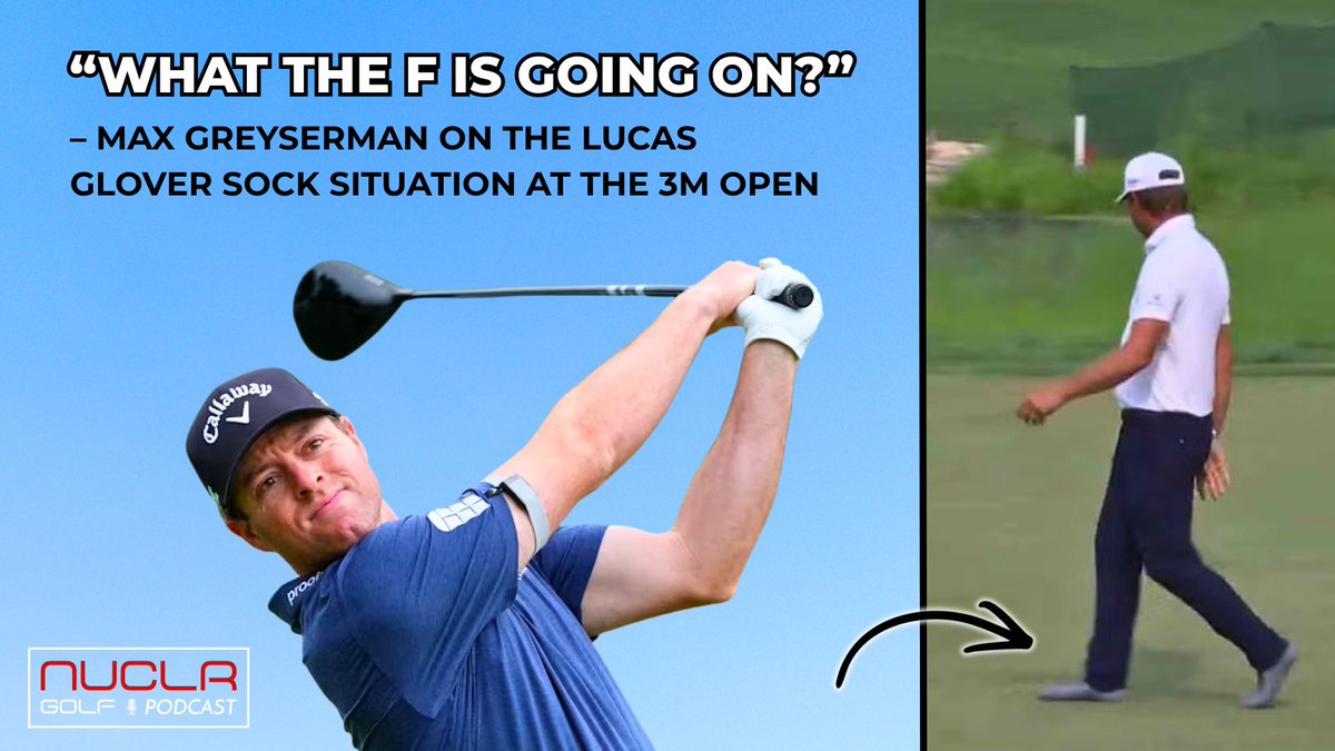 🚨🗣️😲 ‘WHAT THE F?’ — Max Greyserman joined us to discuss what it was like to play with Lucas Glover when he took his shoes off at the 3M Open and explained the wild thing he did in the scoring area after his round… Full episode coming next week!