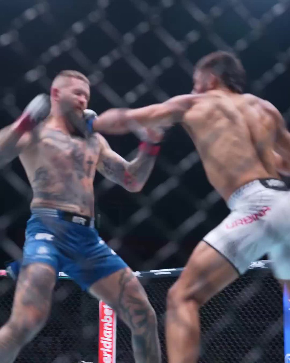 Welcome to the middleweight division 👊 Gilbert Urbina sends a statement to his new weight class with a TKO victory! [ #UFCBelgrade | LIVE NOW on @ParamountPlus ]