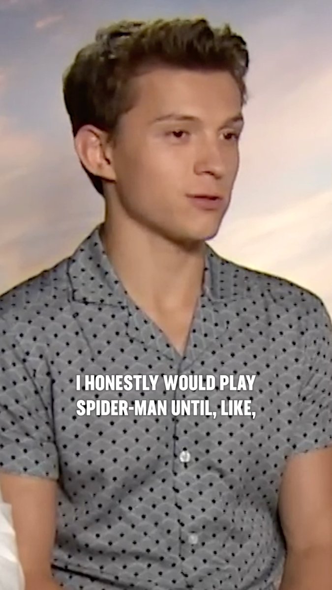 Throwback to our #SpiderMan: Far From Home interview—we still want Tom Holland to be our Peter Parker forever ❤️