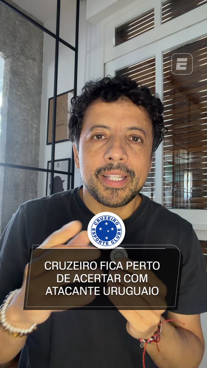 VEM REFORÇO AÍ? O Cruzeiro trabalha para fechar nas próximas horas a contratação por empréstimo do atacante uruguaio Luciano Rodríguez, que pertence ao Neom SC, segundo apurou a ESPN. A negociação com o clube da Arábia Saudita está avançada nos bastidores, num acordo que prevê uma opção de compra ao término do período cedência. Leia todos os detalhes no #FutebolNaESPN #Cruzeiro