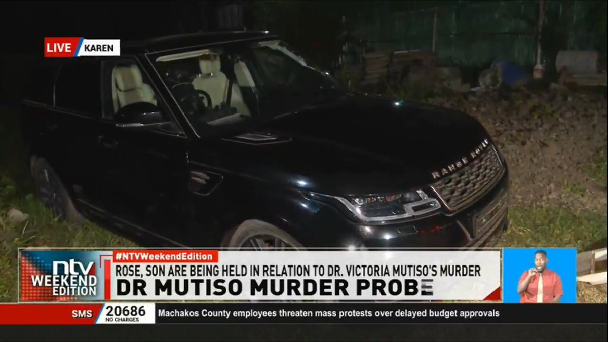 DCI officials raid home of Angela Mulwa, daughter of Rose Mulwa, the prime suspect in the murder of Dr Victoria Mutiso, who was shot in a taxi in Nairobi's Upper Hill. #NTVWeekendEdition Michelle Ngele-Odhiambo