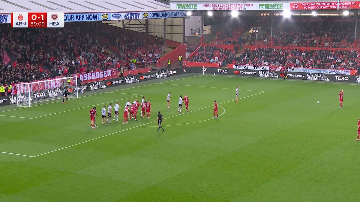 🔴 A LATE equaliser! Here's how Aberdeen levelled with Hearts in the 90th minute ⤵️