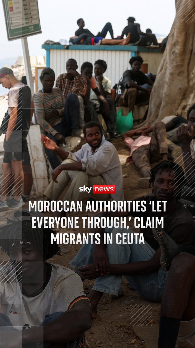 Spain's interior minister Fernando Grande-Marlaska blamed "mafias" and human traffickers for yesterday's chaotic scenes in Ceuta, but said all resources, including police and military personnel, were immediately deployed. Officials say life in the North African exclave is now returning to normal. Sky's alex rossi spoke to migrants as they were escorted out of Ceuta by the Spanish military. 🔗