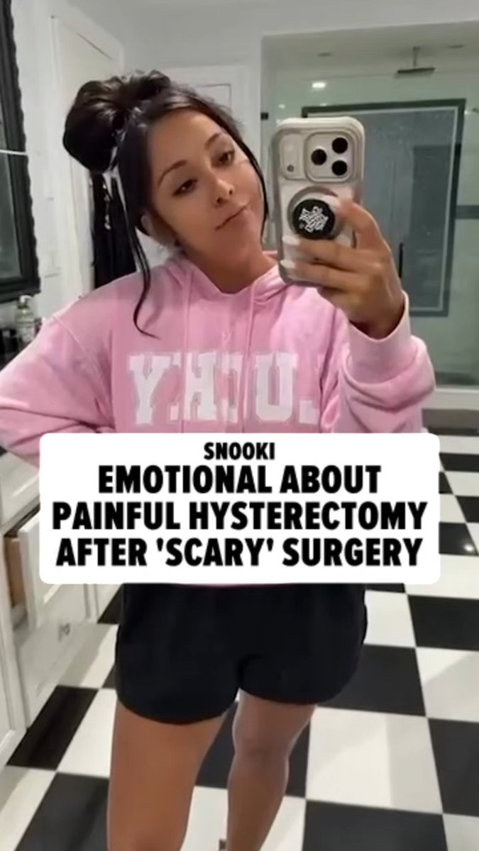 Snooki fought back tears as she updated fans about her recent hysterectomy ... admitting she is "struggling" with the pain of recovering in a new social media vlog.