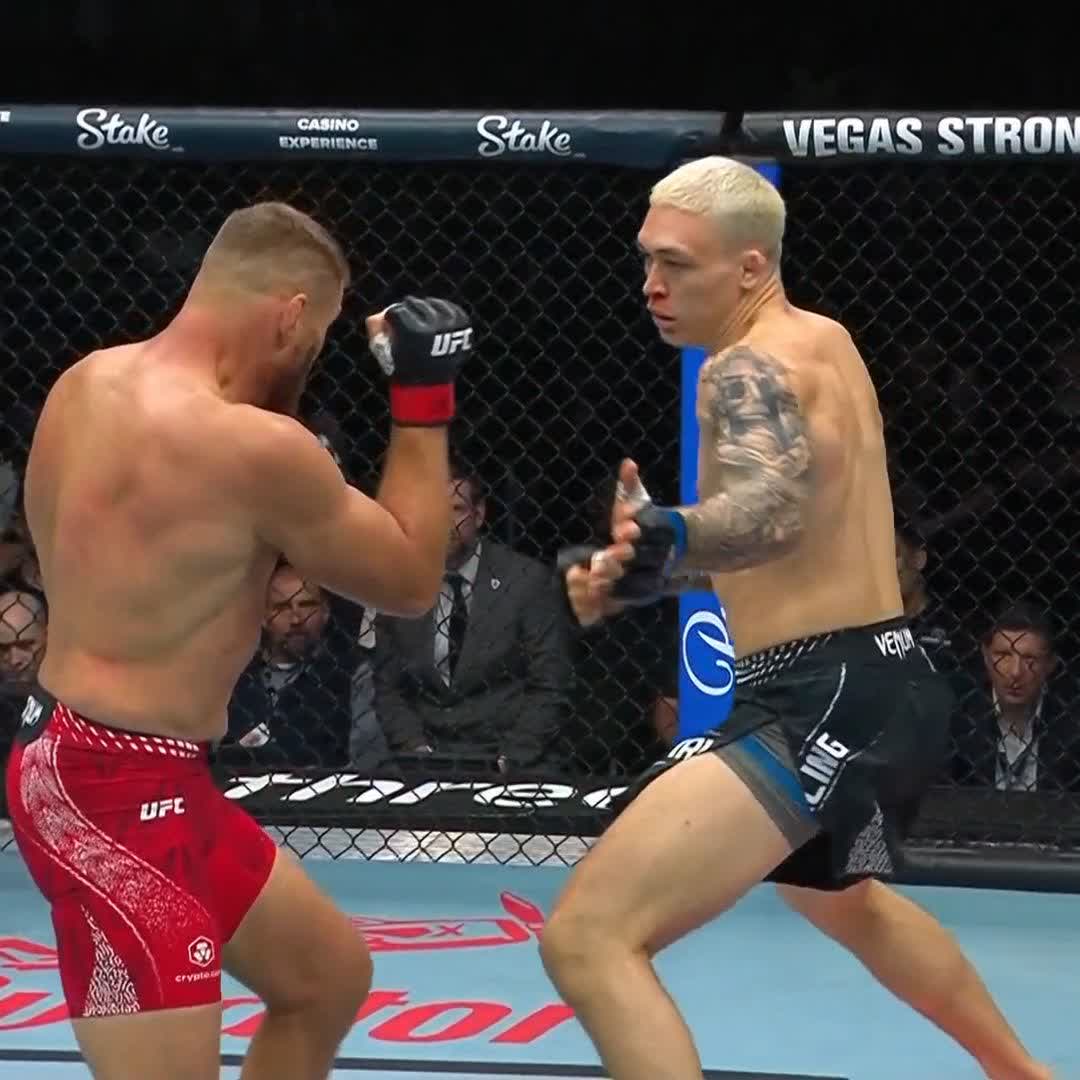 NAVAJO STIRLING JUST KNOCKED OUT JAN BLACHOWICZ IN THE FIRST ROUND 🤯 #UFCBelgrade