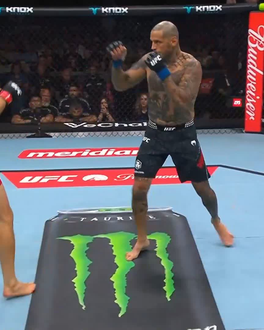JUST WHAT THE DOCTOR ORDERED @Urketaraketa finds the finish IMMEDIATELY in RD1 at #UFCBelgrade! [ @ParamountPlus ]