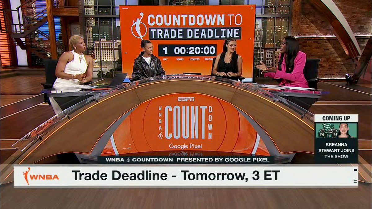 The WNBA Countdown crew discusses the biggest names to watch ahead of the trade deadline 👀