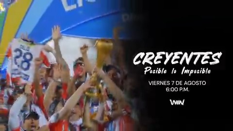 🦈🌟¡POSIBLE LO IMPOSIBLE! 🦈🌟 🤩 El próximo viernes 7 de Agosto a las 6:00 P.M. se estrena un nuevo capítulo de ‘Creyentes’ reviviendo lo mejor del título número 12 del ‘Tiburón’ en el FPC. 📺 Sintoniza la pantalla de Win y de Win Play y no te pierdas este contenido.