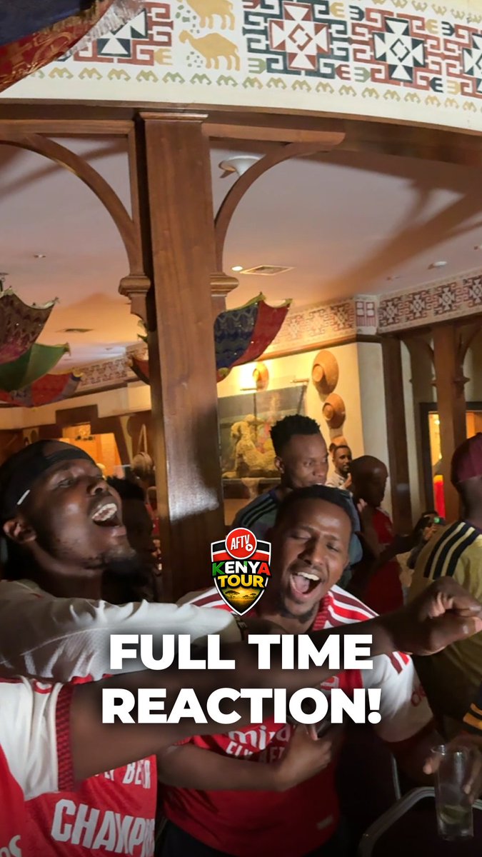Full-time reaction! Post to join the conversation! #ShareYourFootahMoments with us and use #GameIkoOn + tag Safaricom PLC in your content. Always stay connected using B-Live: 3 hours for KSh 50 via My OneApp 👉 #AFTVKenya #ad #FanCam