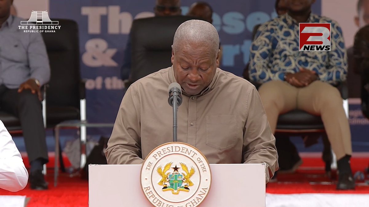 President John Mahama has commissioned the refurbished Crude Distillation Unit (CDU) of the Tema Oil Refinery (TOR), marking a major step in efforts to restore the operations of the state-owned refinery. #3NewsGH #TV3GH