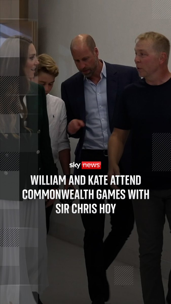 William and Kate have been joined by their children, Prince George, Princess Charlotte and Prince Louis at the Commonwealth Games in Glasgow. The family watched the netball semi-finals and met volunteers. 🔗