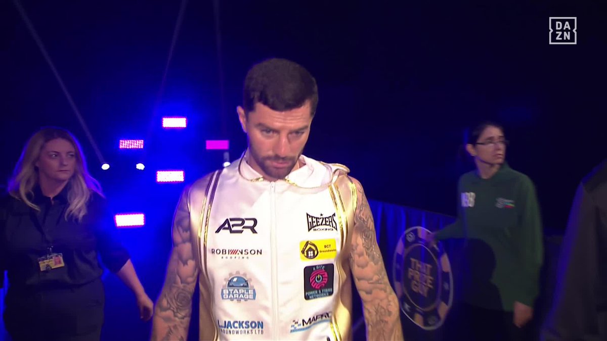Mark Chamberlain makes his ring walk! 🍿 #OLearyChamberlain | LIVE NOW on DAZN ▪️