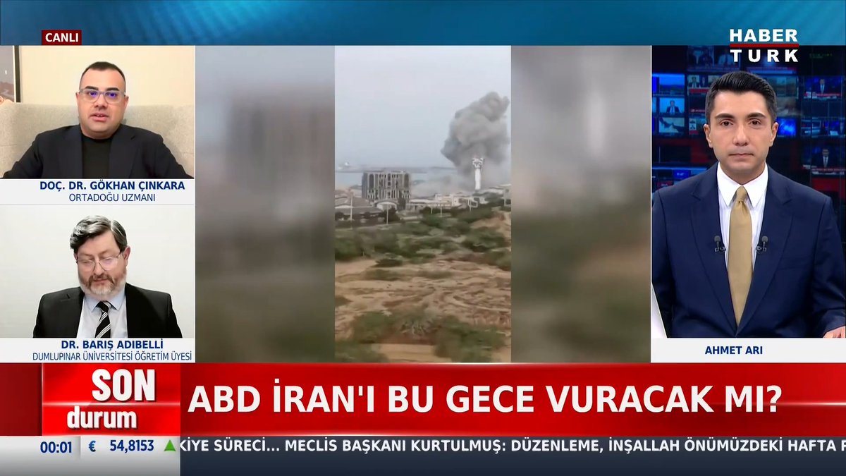 #SONDURUM - ABD İran'ı bu gece vuracak mı? ABD'nin İran'daki yeni hedefi ne? Ortadoğu Uzmanı Doç. Dr. Gökhan Çınkara #HaberBülteni'nde yorumladı.