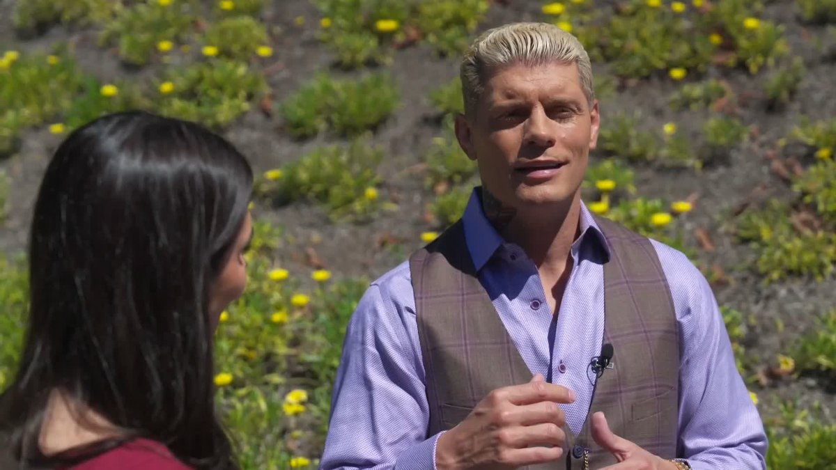 The American Nightmare Cody Rhodes catches up with Cathy Kelley ahead of his Undisputed WWE Title match against player/coach TONIGHT at #SummerSlam! 👏 #SummerSlam streams TONIGHT at 6PM ET/3PM PT on the ESPN App with ESPN Unlimited!