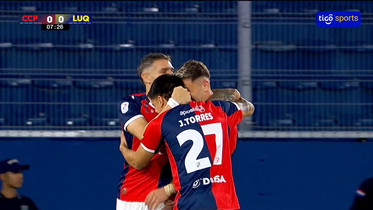 ⚽️¡CON TENSIÓN! Jorge Morel adelantó al Ciclón. La jugada se analizó en el VAR y se confirmó el gol. 📺Tigo Sports ▶️Viví el #ClausuraAPF2026 por